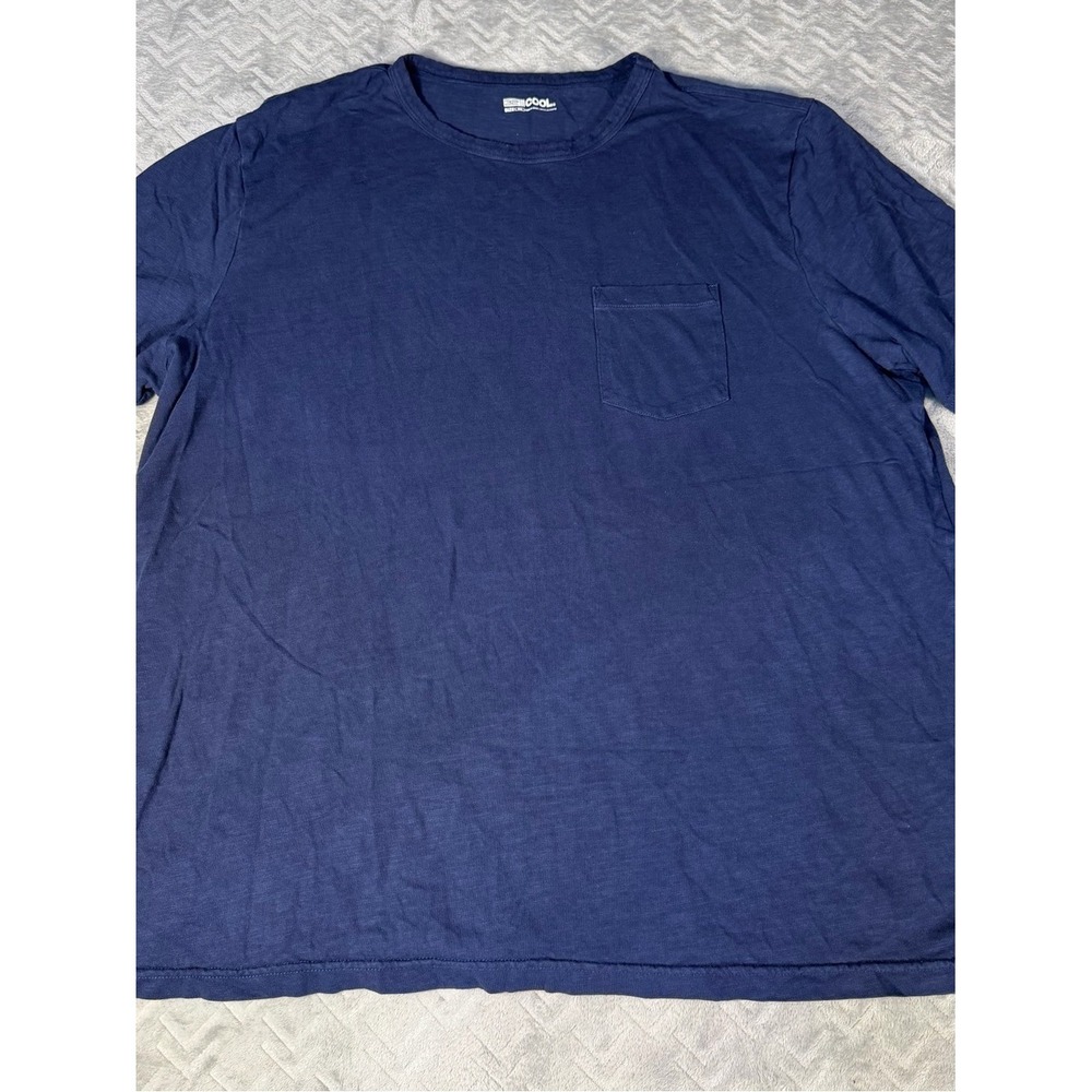 32 Degrees Cool Men's Pocket T Shirt XL Navy Blue Short Sleeve Crew Neck Tee